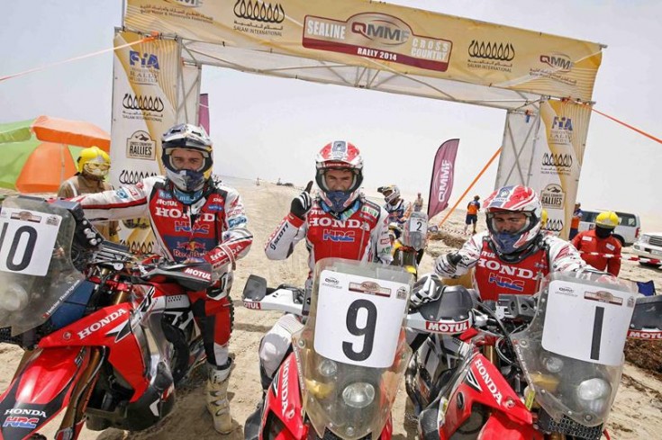 HRC Honda team rally