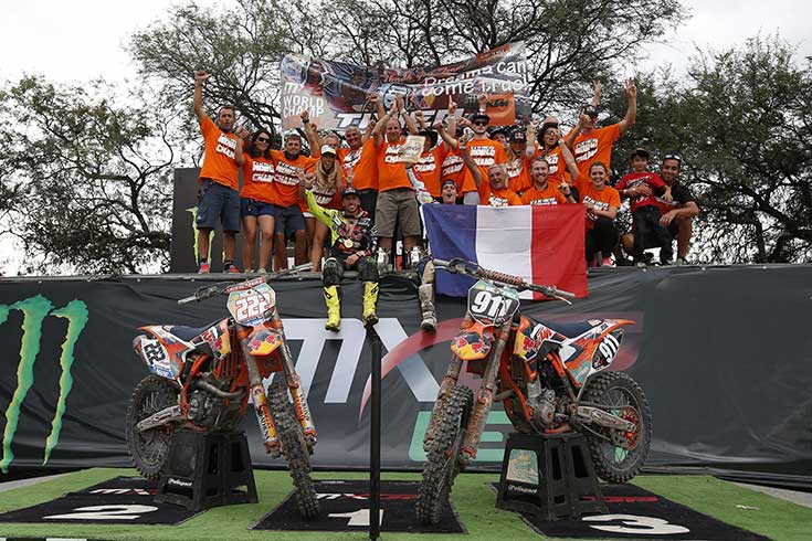 Οι Εργοστασιακές Ομάδες Red Bull KTM είναι Παγκόσμιοι Πρωταθλητές 2014 MX με τους Jordi Tixier (MX2) & Tony Cairoli (MXGP)