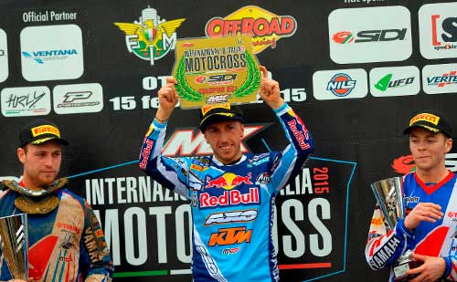 Καλή αρχή για τον Tony Cairoli με νίκη στην MX1 και στην Elite Class του Italian International Motocross Championship